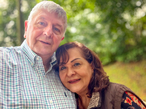 istock Senior mixed ethnicity couple shopping 1613719956