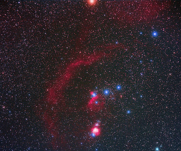 deep orion - horsehead nebula photos et images de collection