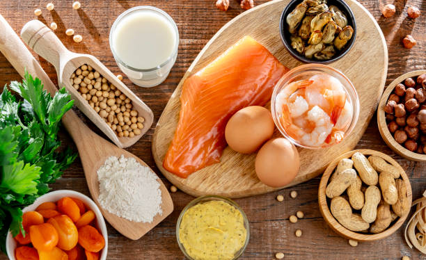 istock Composition with common food allergens 1613776153
