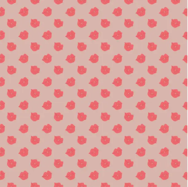 Vector illustration of Kissing seamless pattern