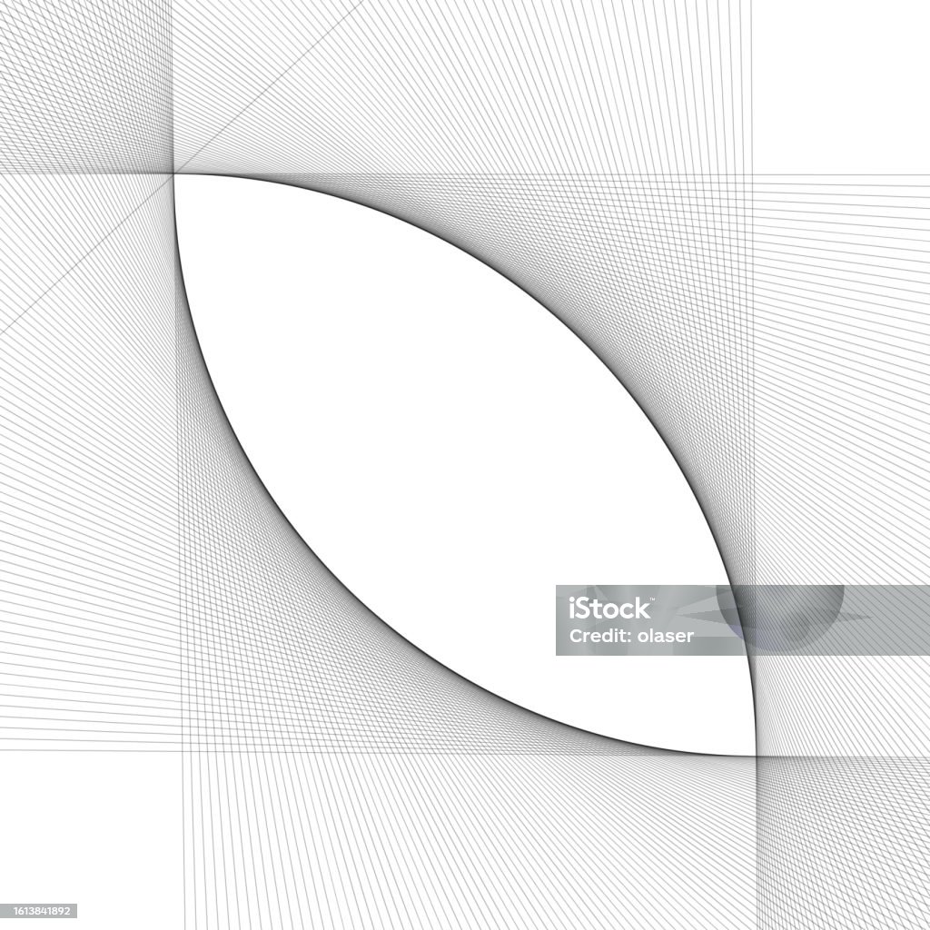 Quarterspherical Pattern Quarter Circles Line Pattern Stock Illustration - Download Image Now ...