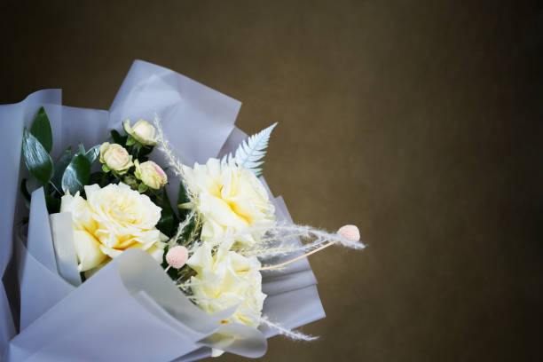 istock Beautiful colorful mixed flower bouquet 1613929326