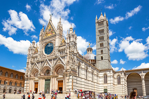 Siena, Italy, June, 17, 2018 - Duomo Di Siena, Tuscany