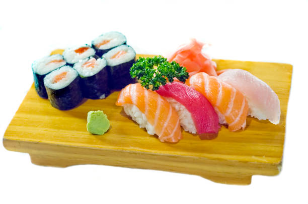 istock Japanese Food, Sushi, On a Platter, (PS-43535) 1613960678