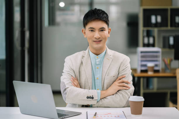 istock Smiling confident mature businessman leader looking at camera in office. 1614032811