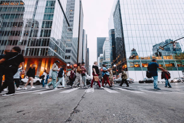 istock Crowded New York City streets in Manhattan 1614059444