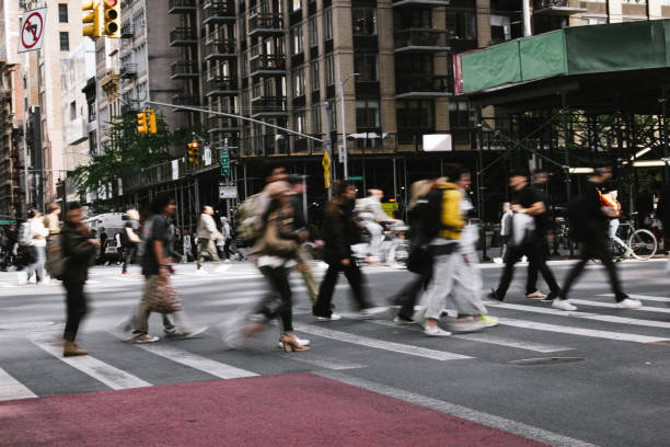 istock Crowded New York City streets in Manhattan 1614071138