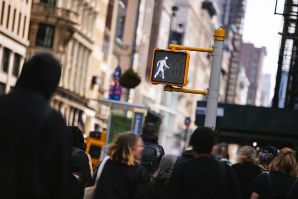 istock Pedestrian xing in Manhattan 1614072720