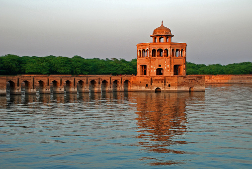 one of the most beautiful and most attractive ancient style fort in the river water.
