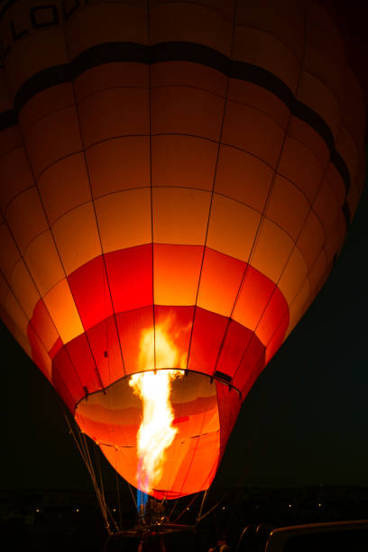 istock Fire burner of a hot air balloon 1614131185
