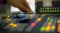 istock [Z03] producer working with control desk in tv studio 1614149943