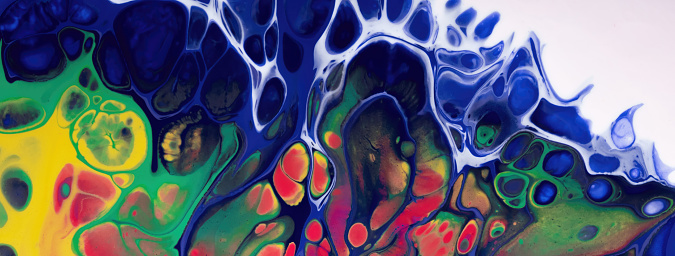 Abstract fluid art background navy blue, red and green colors. Liquid marble. Acrylic painting with gradient and splash. Watercolor backdrop with wavy pattern. Abstract fluid or liquid art background navy blue and red colors. Acrylic painting on canvas with purple gradient and splash. Watercolor backdrop with waves pattern.