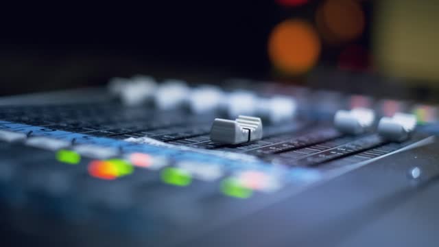 [Z03] sound control desk in tv studio