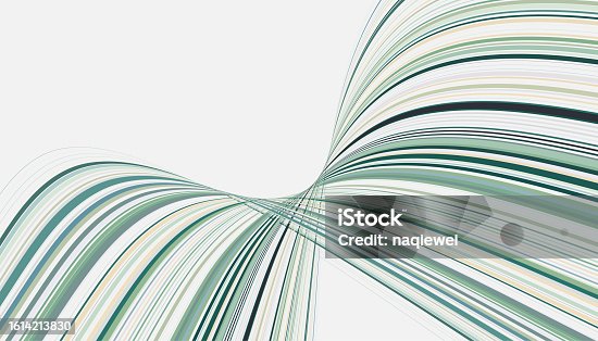 istock Vector Colors Fluidity Curve Stripes Line Data Concept Technology Backgrounds 1614213830