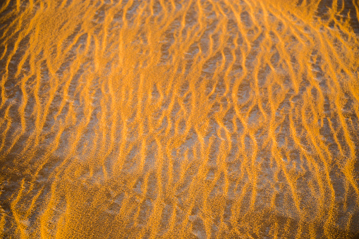 Abstract photo of sand surface on a beach