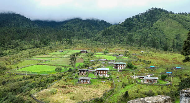 istock Mountain scenery of Thimphu, Bhutan 1614228060