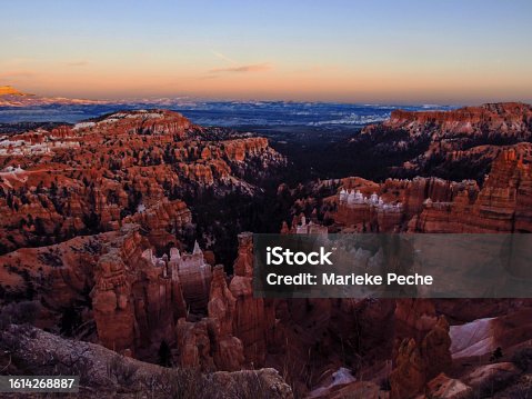 istock The last light of sunset over the mysterious hoodoo filled Bryce canyon National Park in Utah USA. 1614268887
