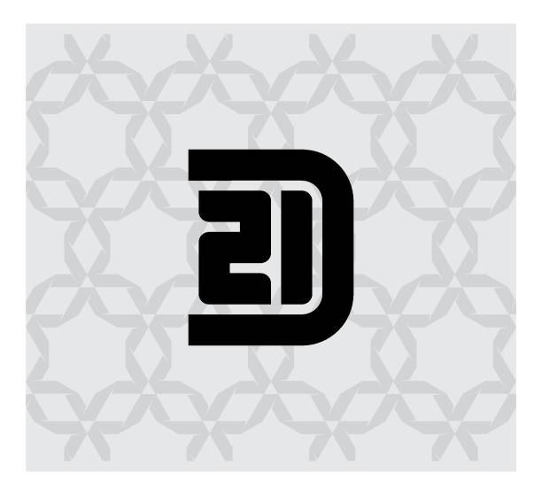istock Graphic symbol for corporate business identity. Number 21 and letter D - Logo design. D21 or 21D - Elegant universal vector sign. Pattern on background. 1614277029