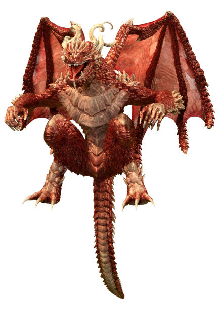istock 3D Rendering Fairy Tale Dragon on White 1614284050