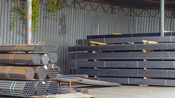 istock Steel Profile Pipes Warehouse 1614287914