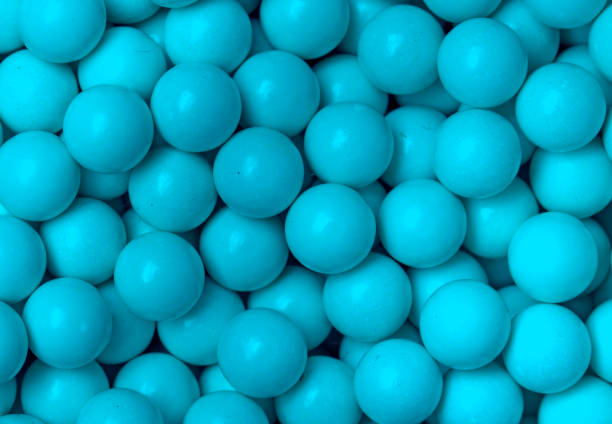 istock Small round balls, used for a toy gun 1614335948