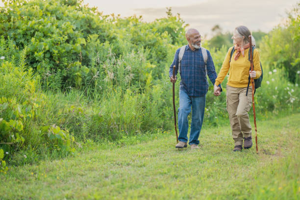 istock Senior Couple Hiking 1614369312