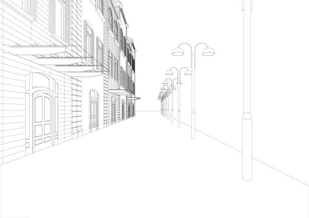 istock 3D illustration of building and coffee shop 1614397221