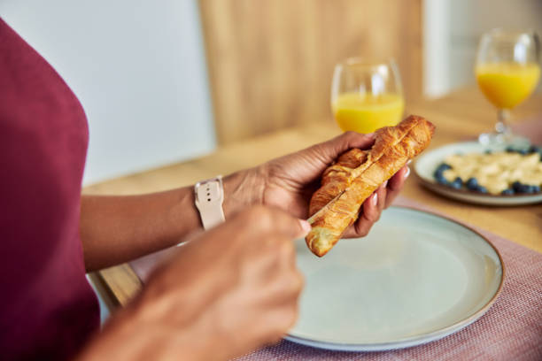 istock Eating delicious breakfast at home. 1614430348