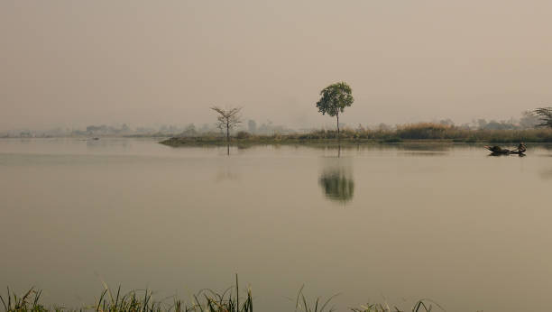 istock Lake scene at the sunny day in Inle, Myanmar 1614446932