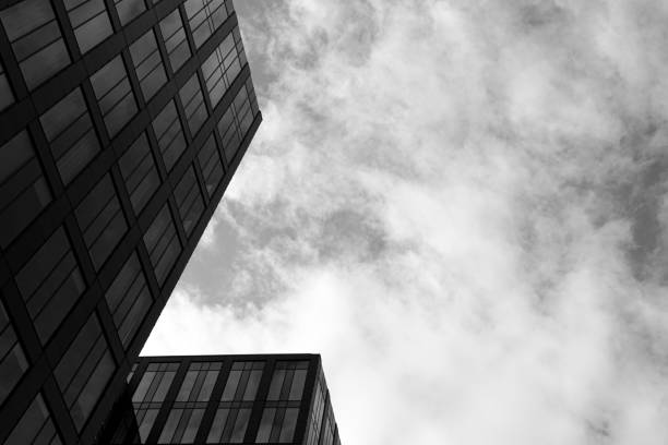 istock Low angle view of modern building against sky 1614482028