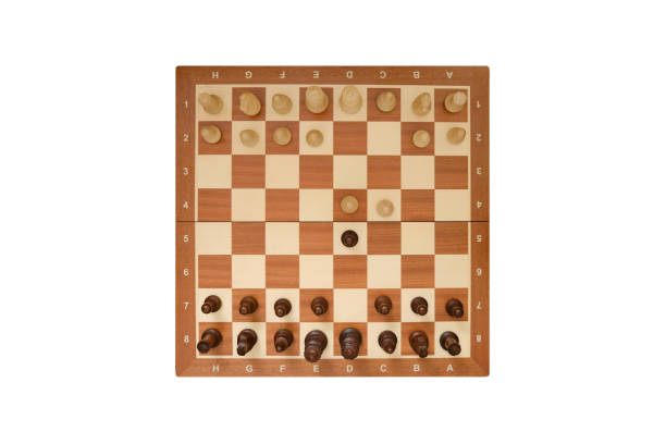 istock Queen's gambit is like the opening of a chess game 1614494304