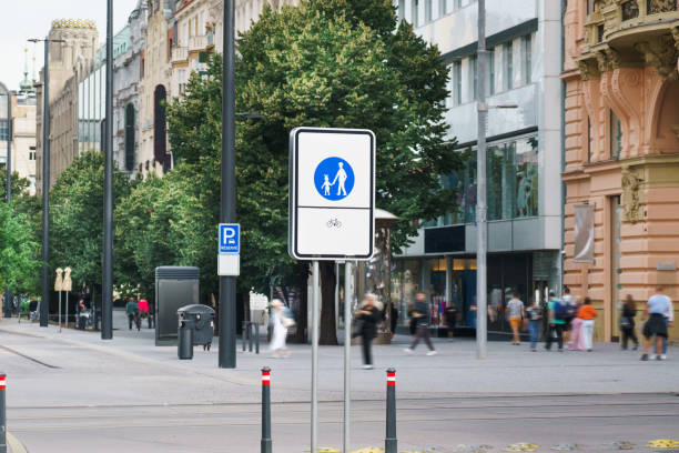 istock Pedestrian traffic. Road signs. 1614532085