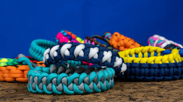 istock Braided paracord bracelets 1614717572