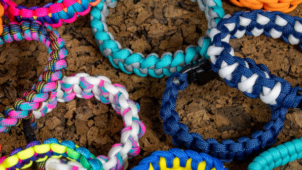 istock Braided paracord bracelets 1614719865