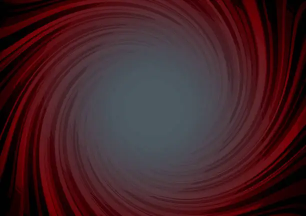 Vector illustration of Red spiral abstract background