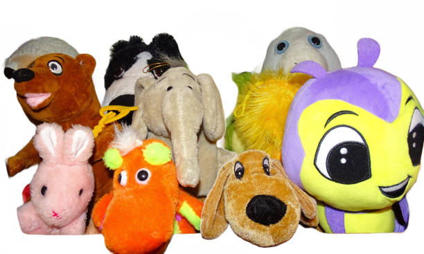 istock Group of plush toys. Different models 1614747190