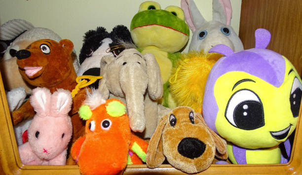 istock Group of plush toys. Different models 1614747204