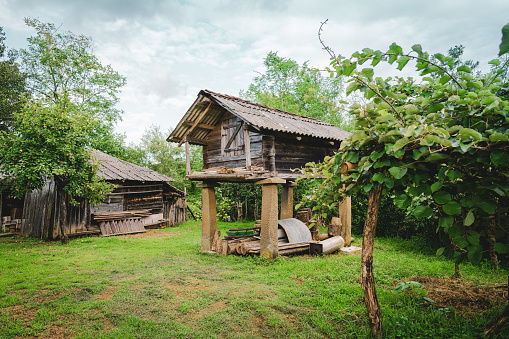 Daily provisions cabin in Georgian Village house