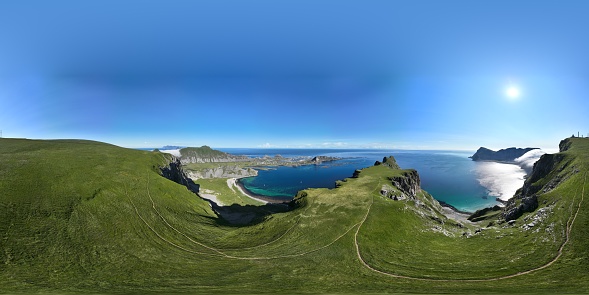 Varoy island panorama, Norway