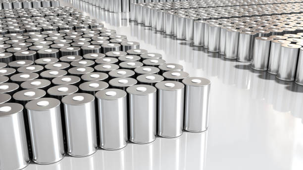 Lithium-ion traction 4680 battery pack, High-capacity accumulator cell modules, tabless cell, mass production batteries high power, Renewable energy electric vehicles, dry electrode, 3d rendering paquete de baterías 4680 de tracción de iones de litio, módulos de celdas acumuladoras de alta capacidad, celdas de mesas, baterías de producción en masa de alta potencia, vehículos eléctricos de energía renovable, electrodo seco, renderizado 3d
