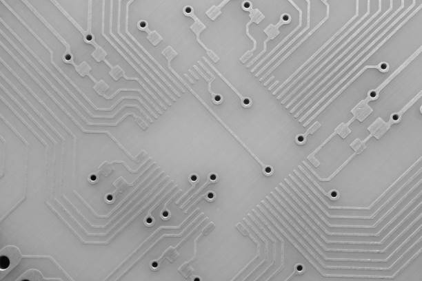 istock printed circuit. layout of tracks 1615014544