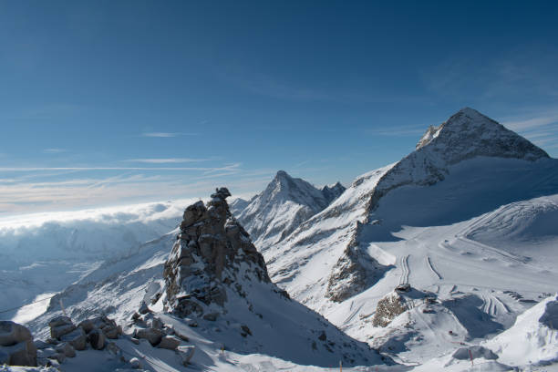istock Snowy background panorama, white winter scenery. 1615014567