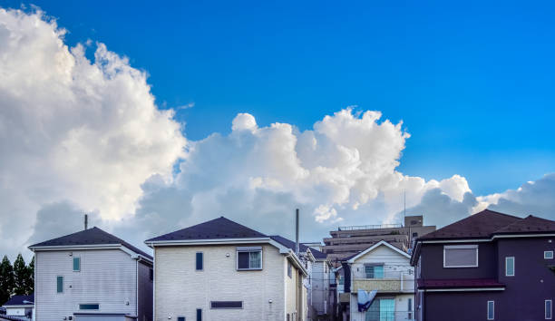 istock Scenery of residential area. 1615037534