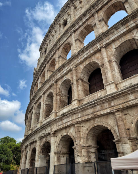 Rome's Colosseum - Exterior stock photo