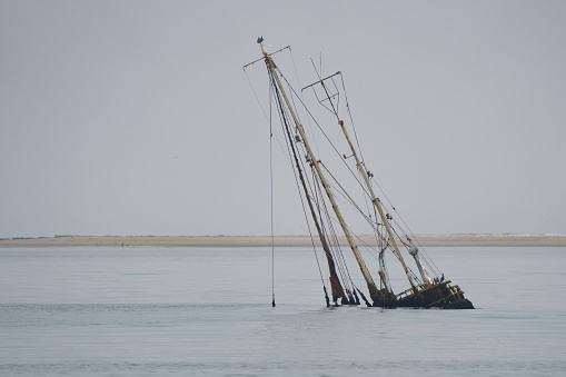 Shipwrecks in Walvis Bay Namibia Africa