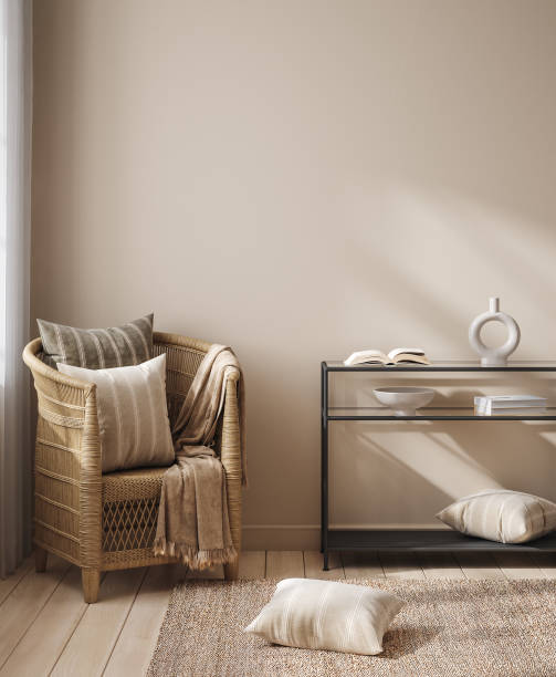 istock Home mockup, cozy interior background 1615256860