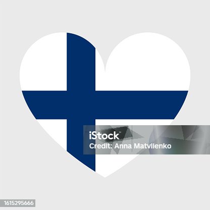 istock Finland flag vector icons set of illustrations 1615295666