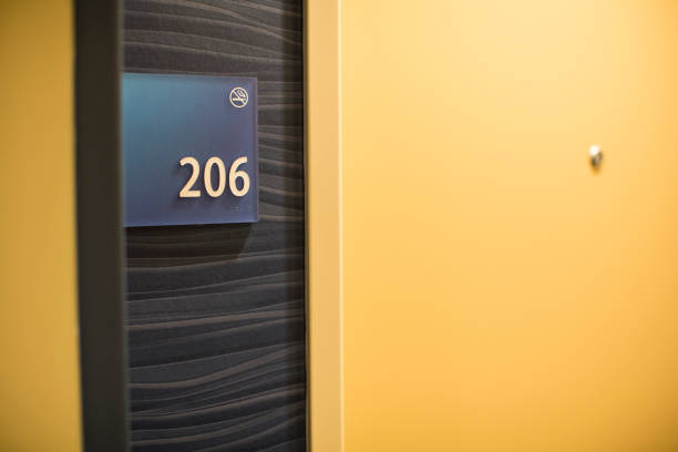 istock Room number with no smoking sign 1615318216