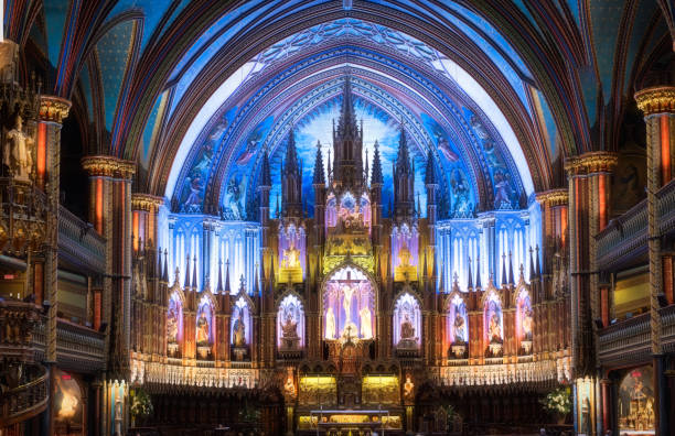 istock Notre Dame Basilica in Montreal 1615359477