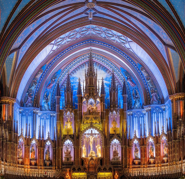 istock Notre Dame Basilica in Montreal 1615376835